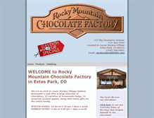 Tablet Screenshot of estesparkchocolate.com
